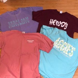 BUNDLE TEXAS A&M Large T-shirt’s